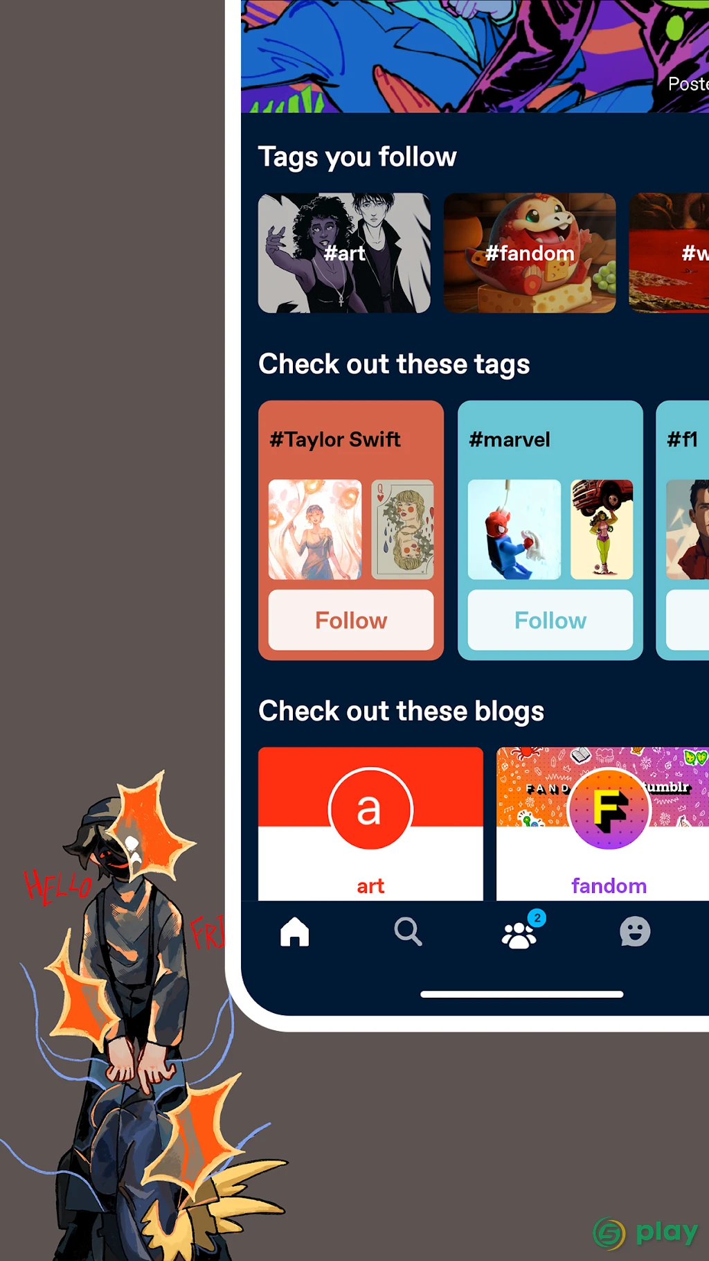 Tumblr — скриншот 3