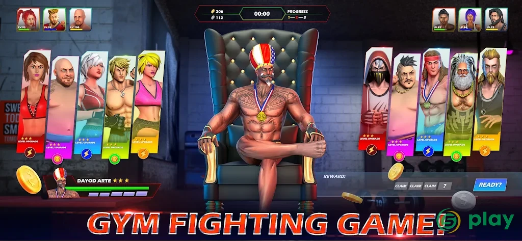 GYM Борьба Игры: Культурист Тренер Fight PRO — скриншот 8