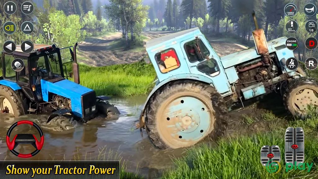 Real Tractor Pulling Simulator: Offroad | City Mod — скриншот 5
