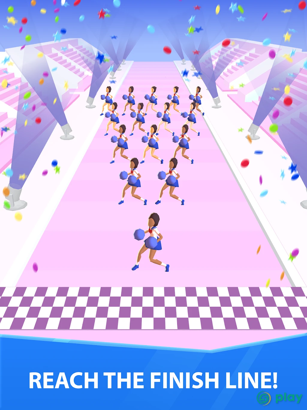Cheerleader Run 3D — скриншот 12