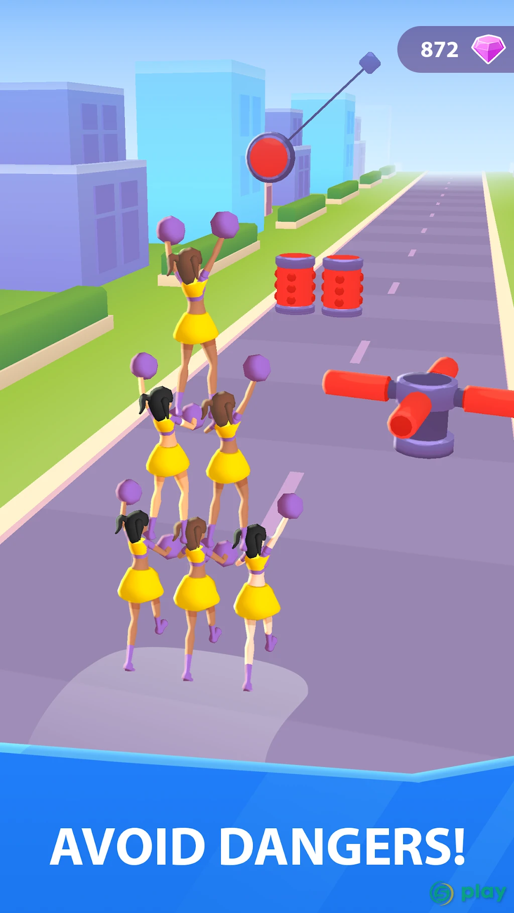 Cheerleader Run 3D — скриншот 3