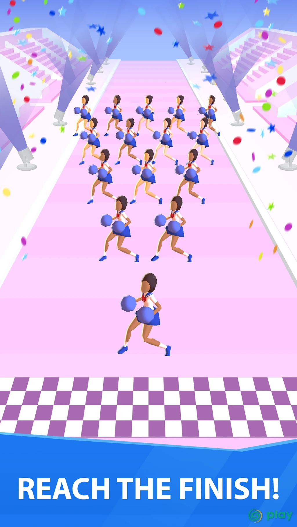 Cheerleader Run 3D — скриншот 6