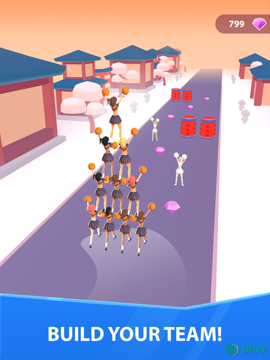 Cheerleader Run 3D — скриншот 8