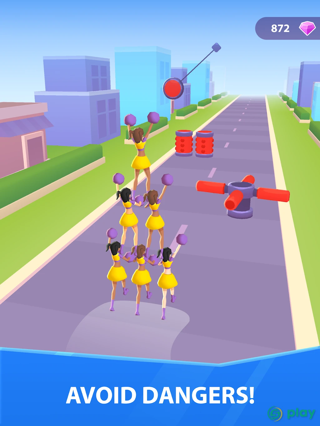 Cheerleader Run 3D — скриншот 9