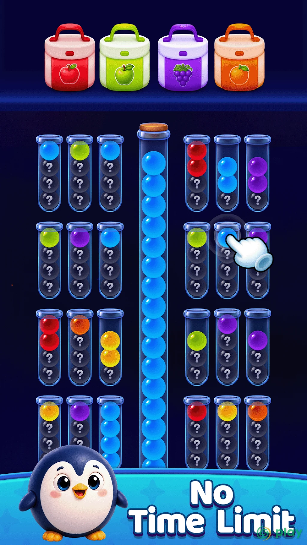 Ball Sort Color Water Puzzle — скриншот 1