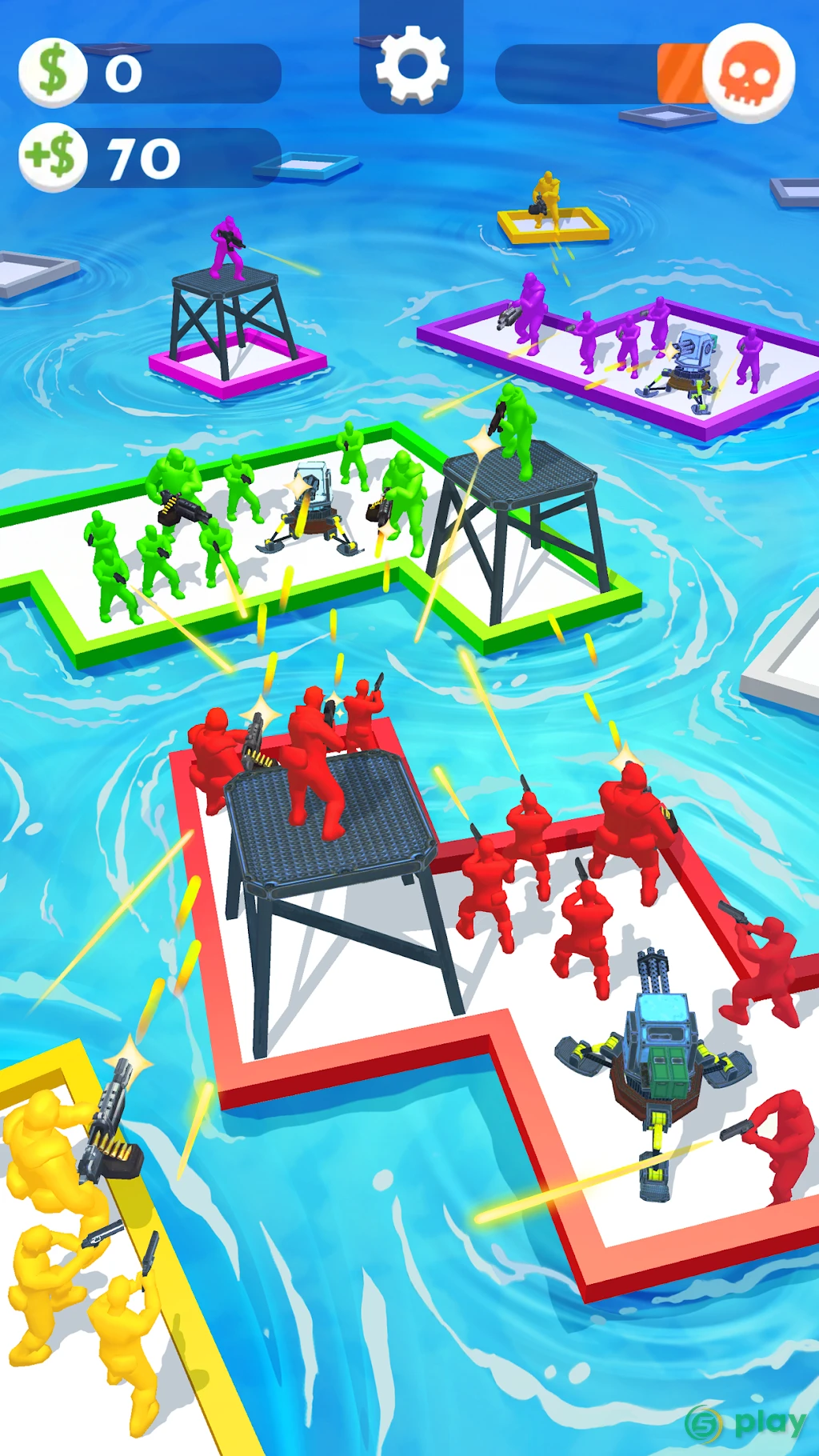 War of Rafts: Crazy Sea Battle — скриншот 1