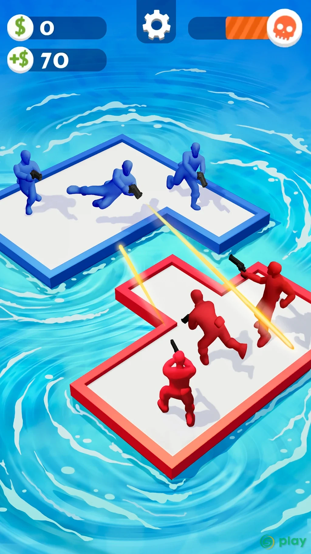 War of Rafts: Crazy Sea Battle — скриншот 2