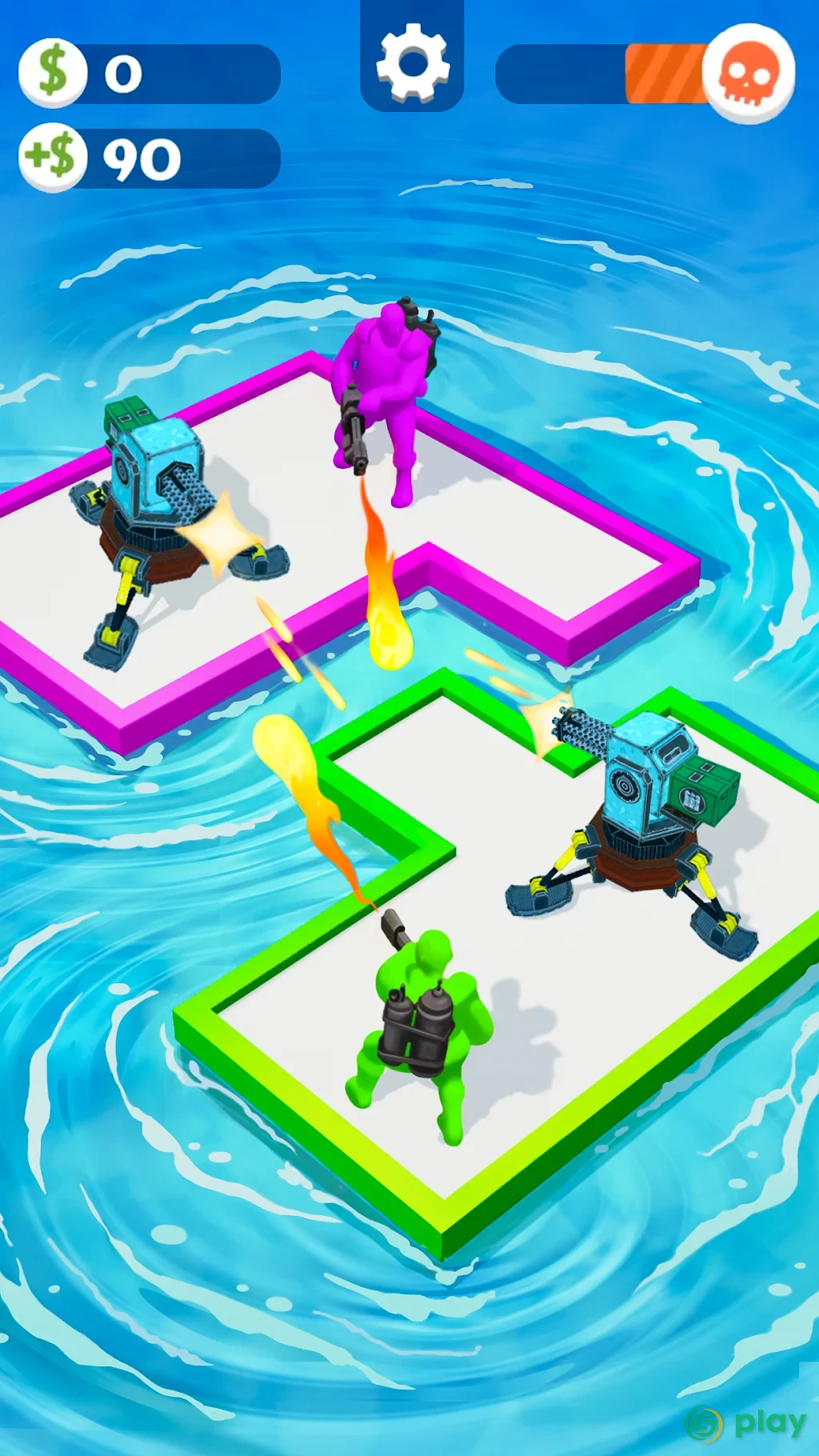 War of Rafts: Crazy Sea Battle — скриншот 4