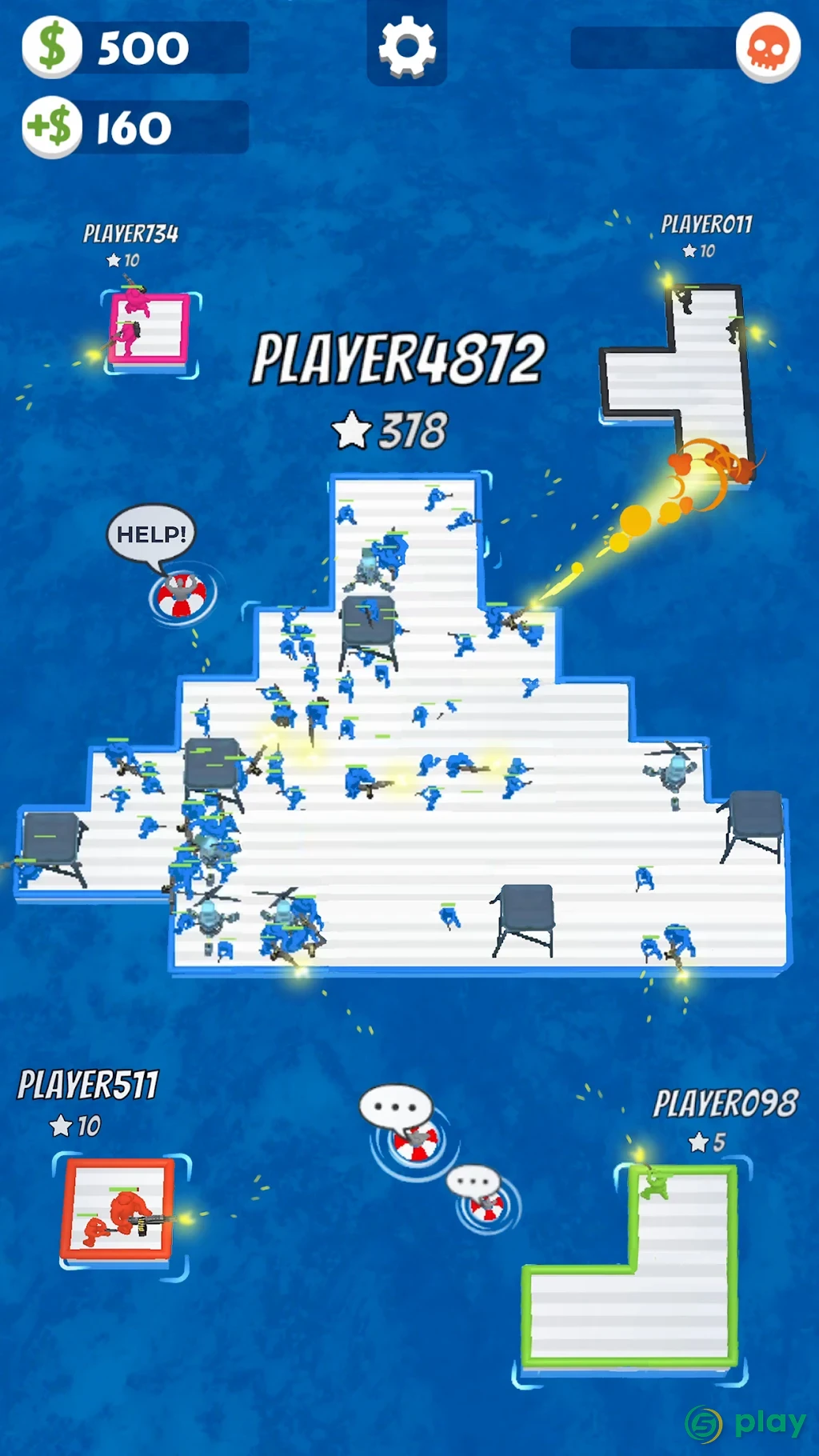 War of Rafts: Crazy Sea Battle — скриншот 8