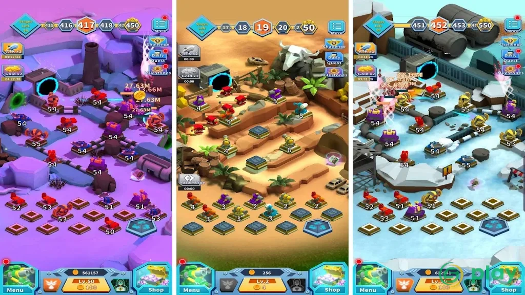 Turret Merge Defense — скриншот 1