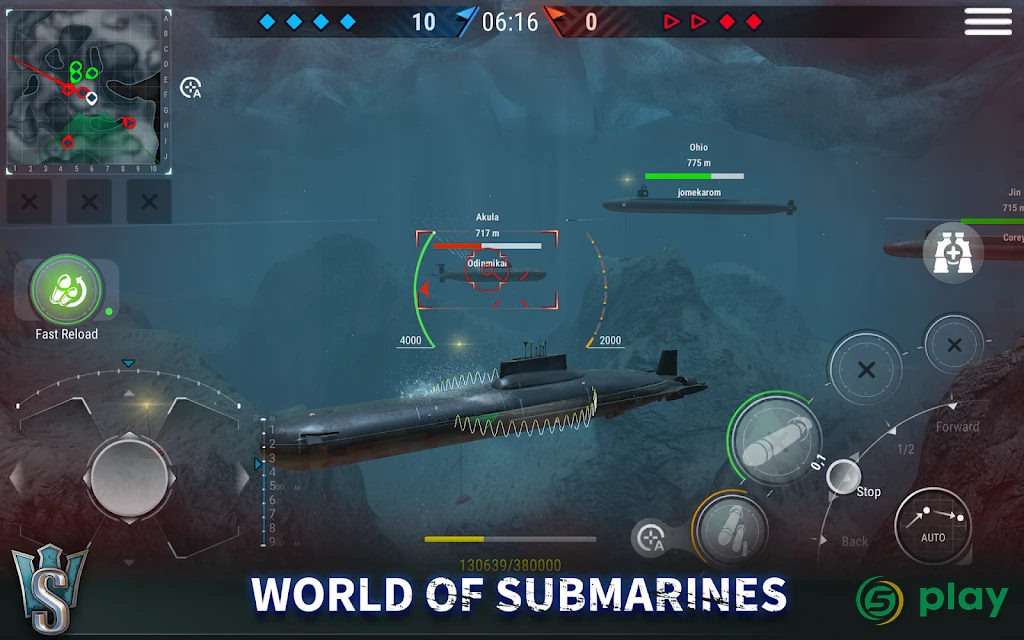 WORLD of SUBMARINES: военный ММО 3Д шутер — скриншот 11