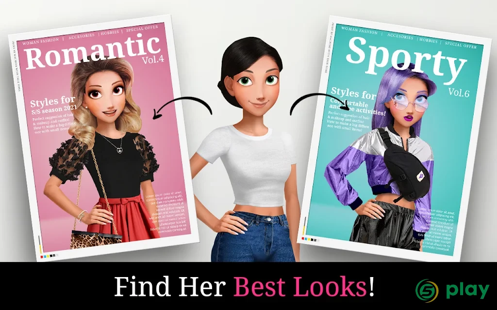 My First Makeover: Stylish makeup & fashion design — скриншот 8