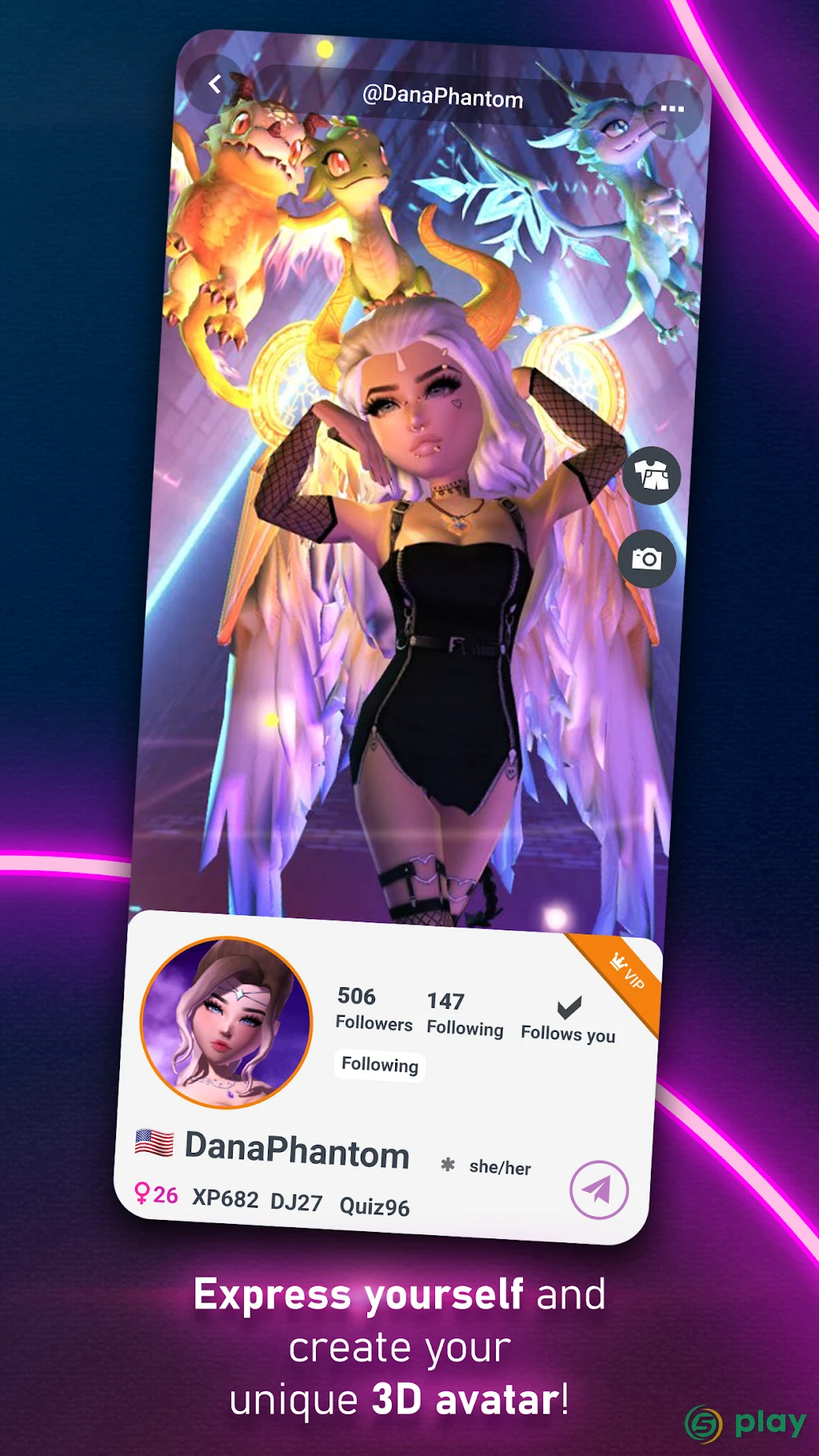 Club Cooee - 3D Avatar, Chat, Party & Make Friends — скриншот 2