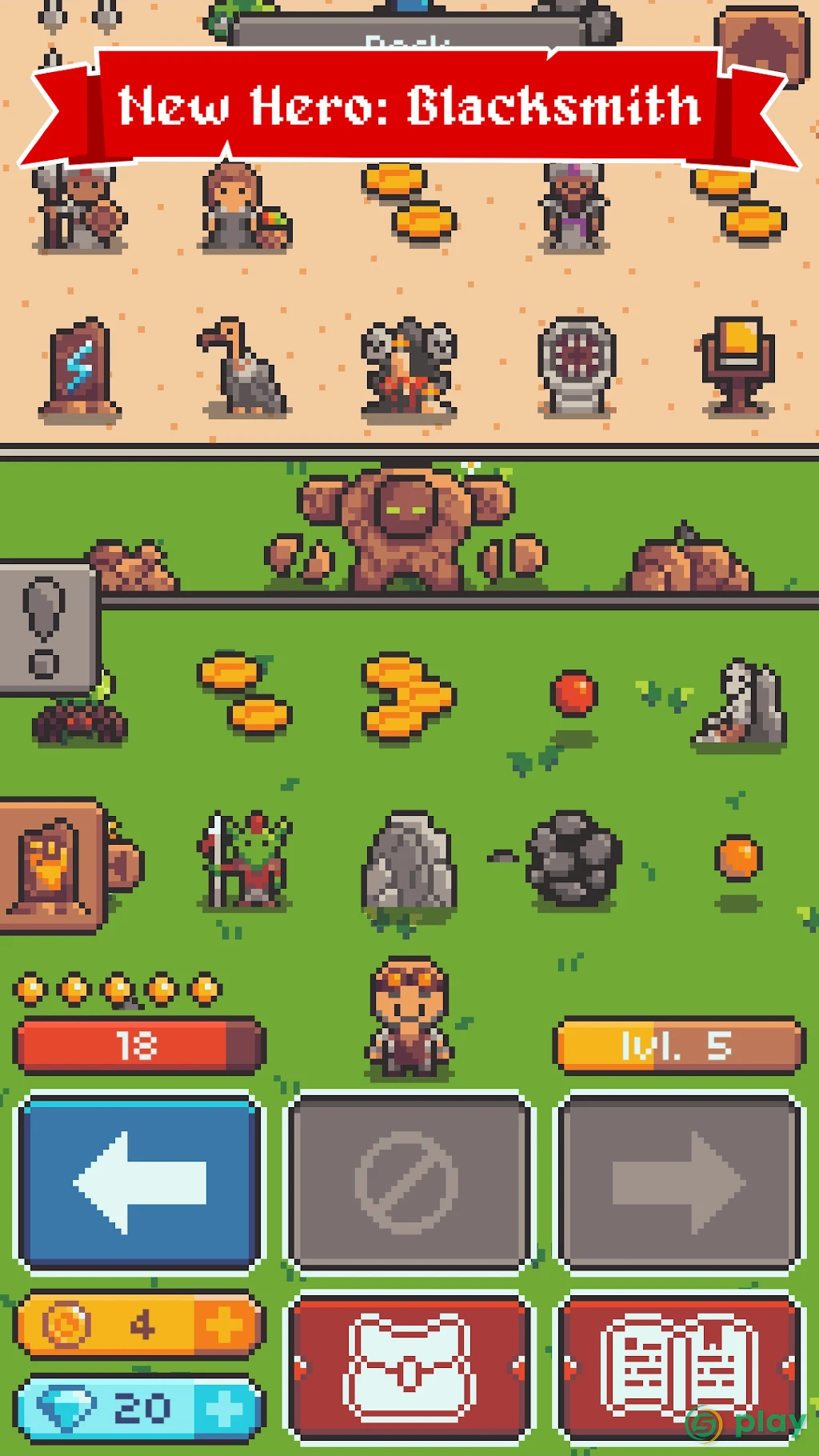 Eternis Heroes - Pixel Roguelike RPG — скриншот 1