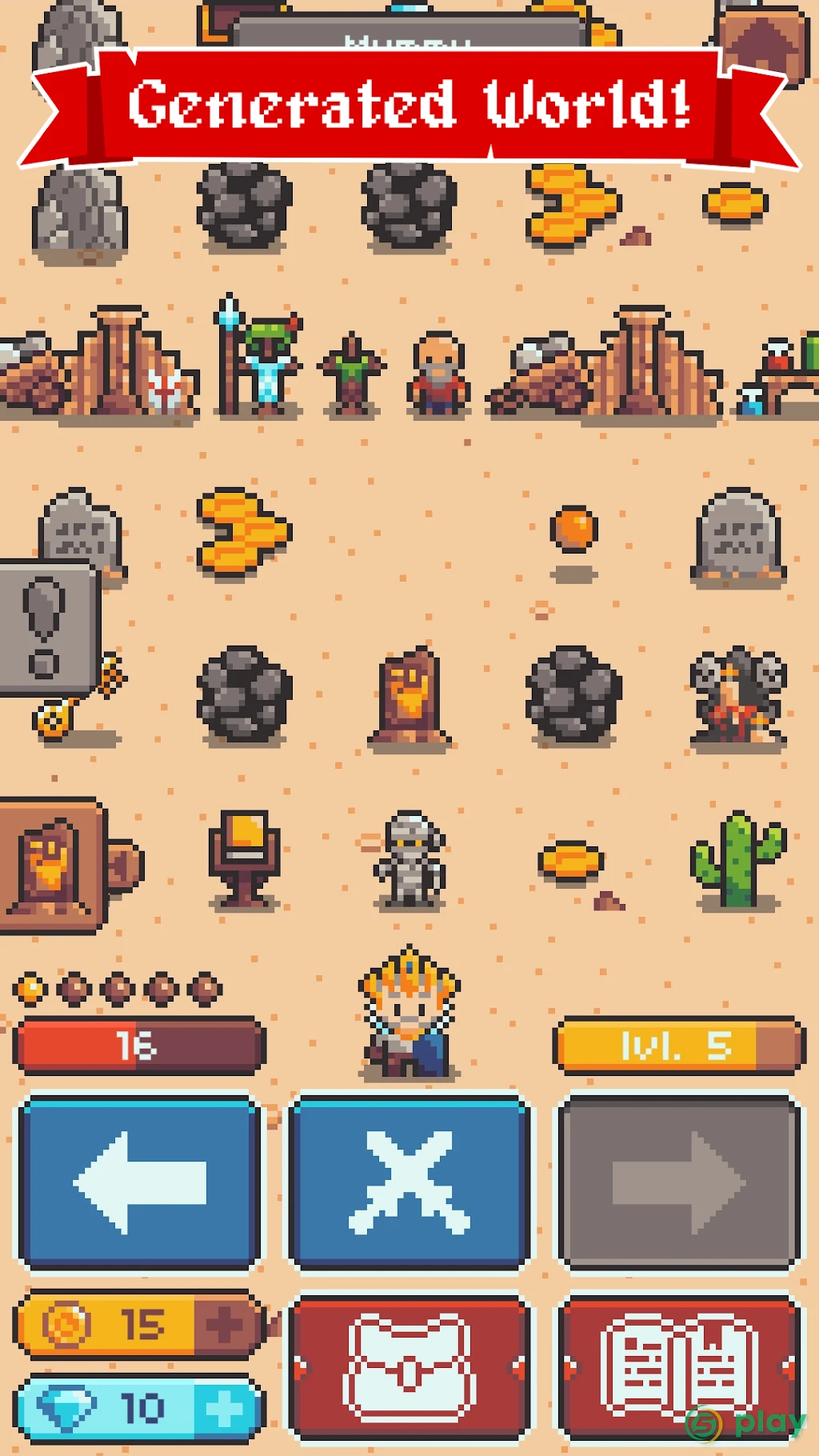 Eternis Heroes - Pixel Roguelike RPG — скриншот 4