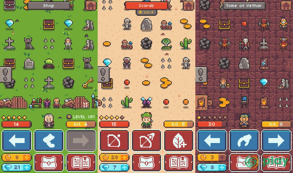 Eternis Heroes - Pixel Roguelike RPG — скриншот 8