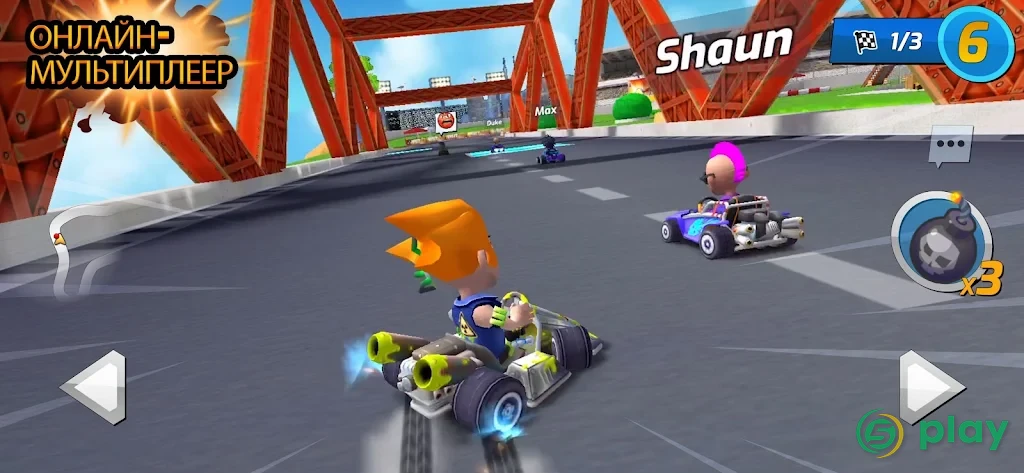 Boom Karts - Multiplayer Kart Racing — скриншот 1