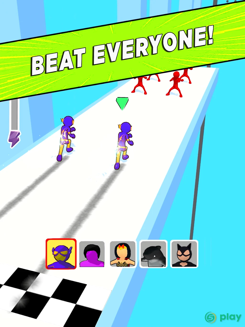 Superhero Race! — скриншот 9
