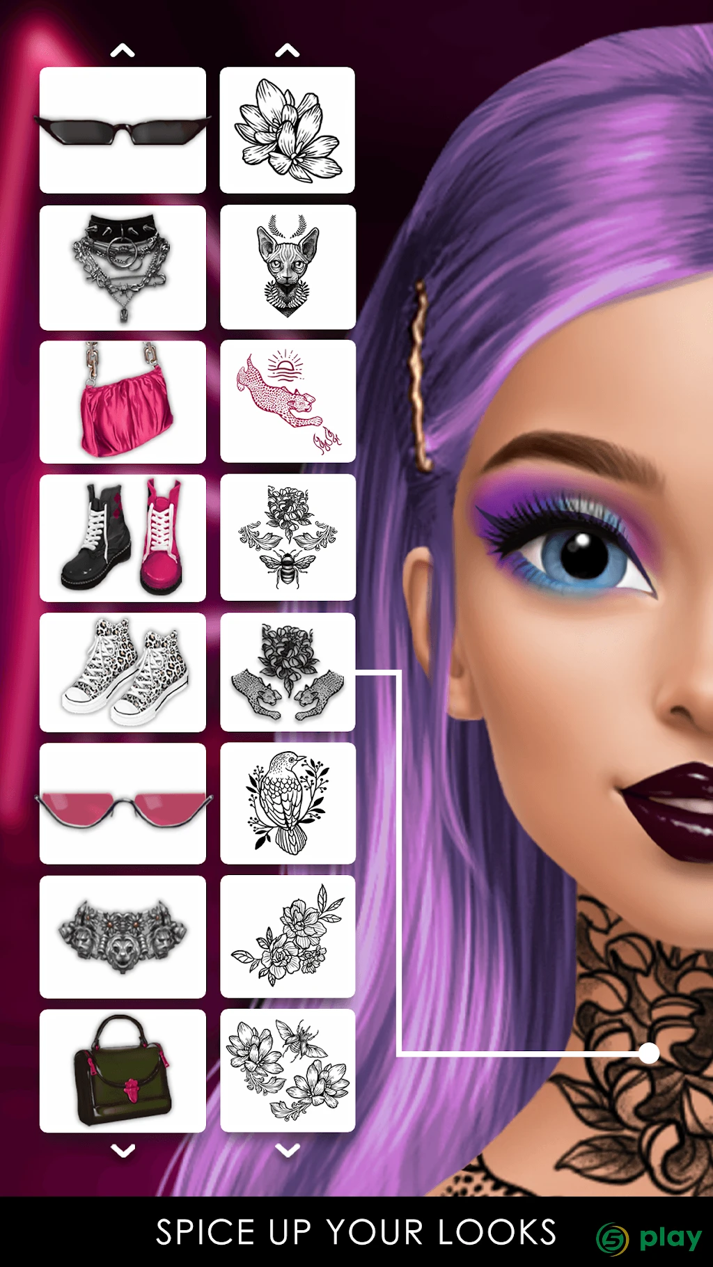 GLAMM'D - Style & Fashion Dress Up Game — скриншот 1