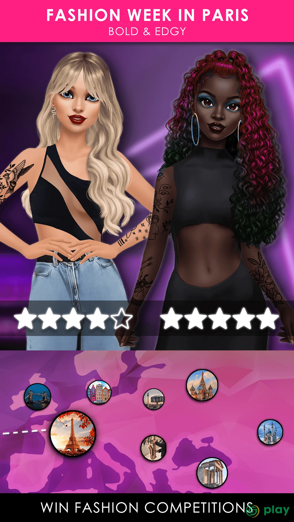 GLAMM'D - Style & Fashion Dress Up Game — скриншот 4