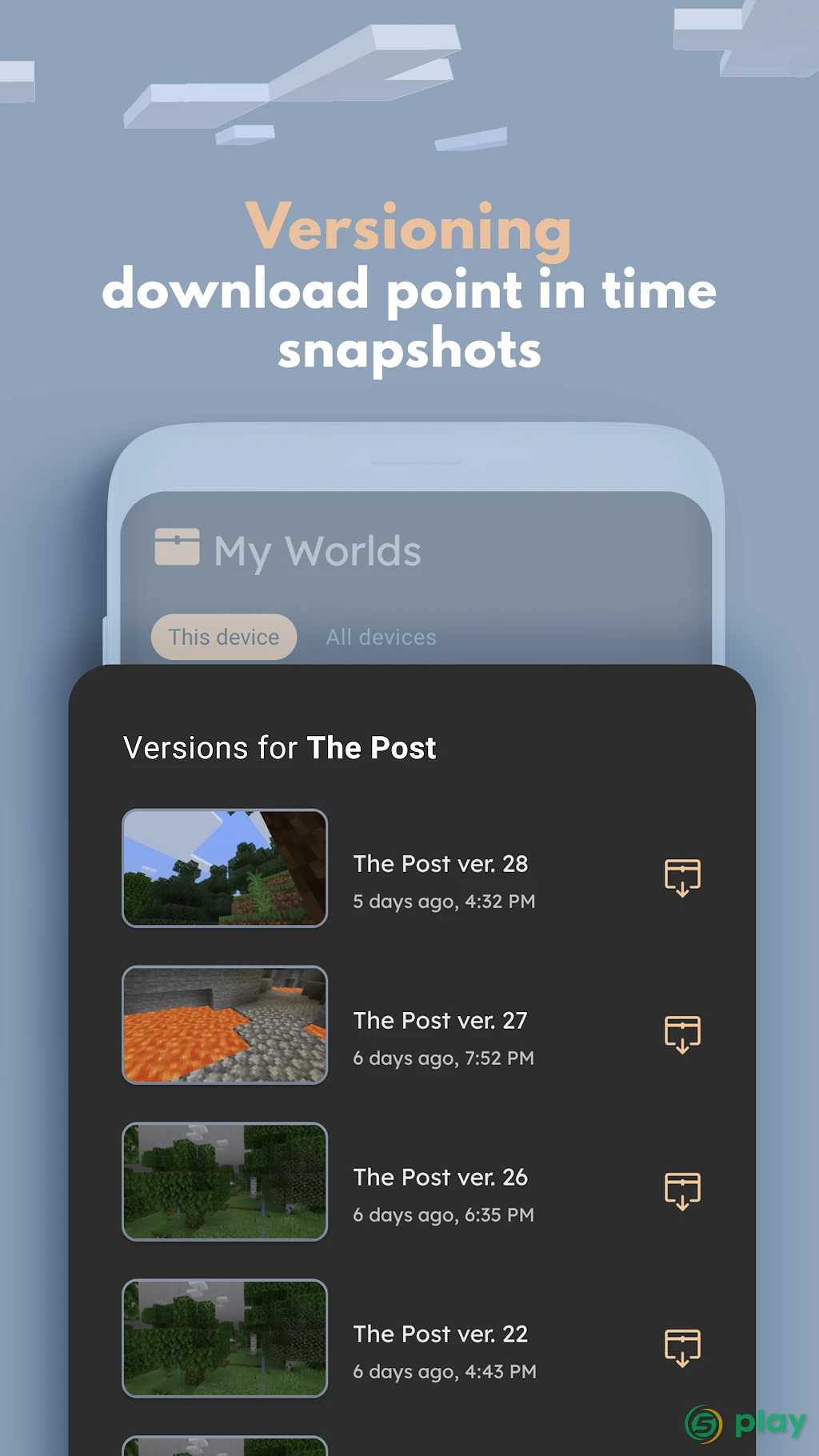 Backup Chest for Minecraft PE — скриншот 5