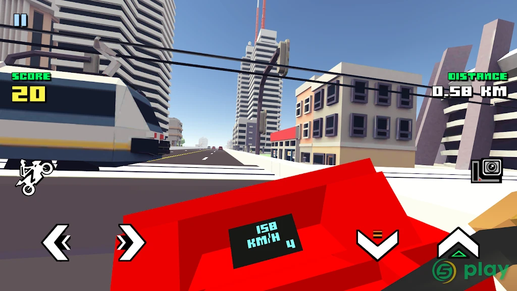 Blocky Moto Racing ? - мотоцикл симулятор — скриншот 2