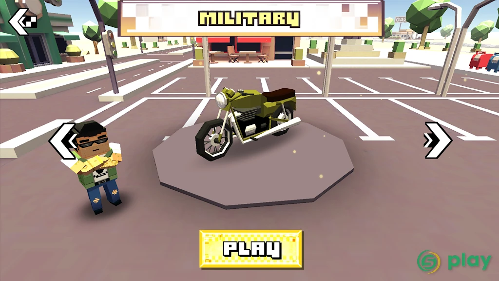 Blocky Moto Racing ? - мотоцикл симулятор — скриншот 3