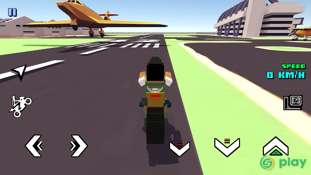 Blocky Moto Racing ? - мотоцикл симулятор — скриншот 4
