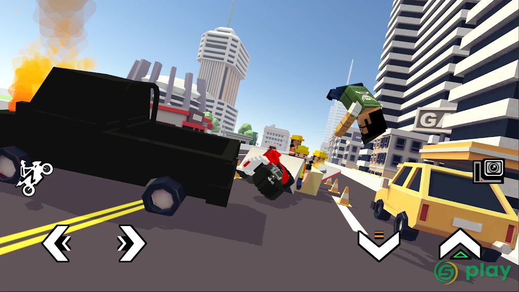 Blocky Moto Racing ? - мотоцикл симулятор — скриншот 7