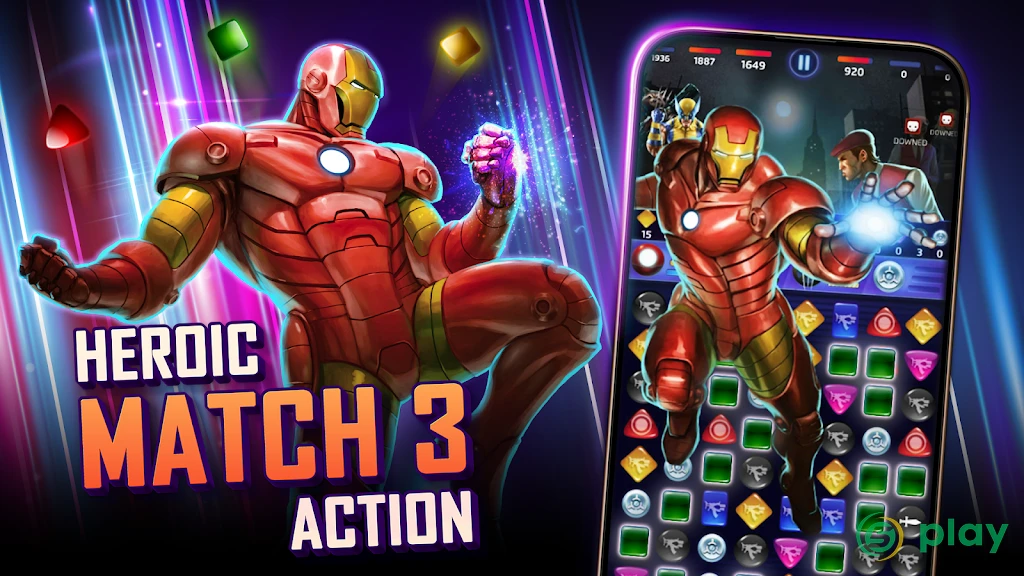 Marvel Puzzle Quest — скриншот 2
