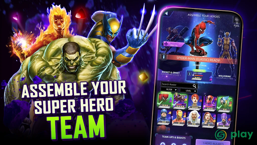 Marvel Puzzle Quest — скриншот 3