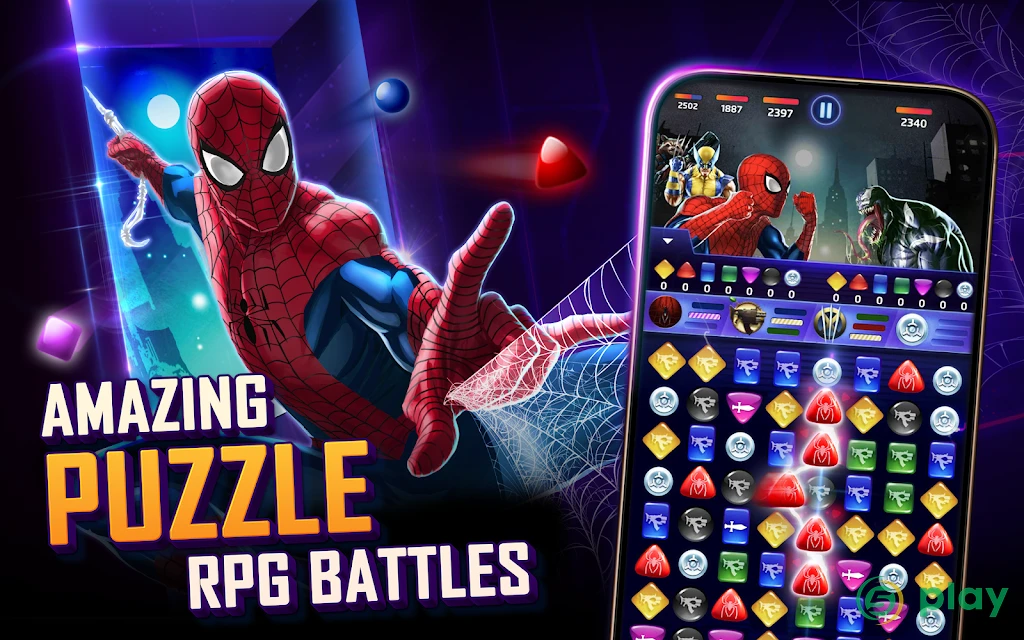 Marvel Puzzle Quest — скриншот 8