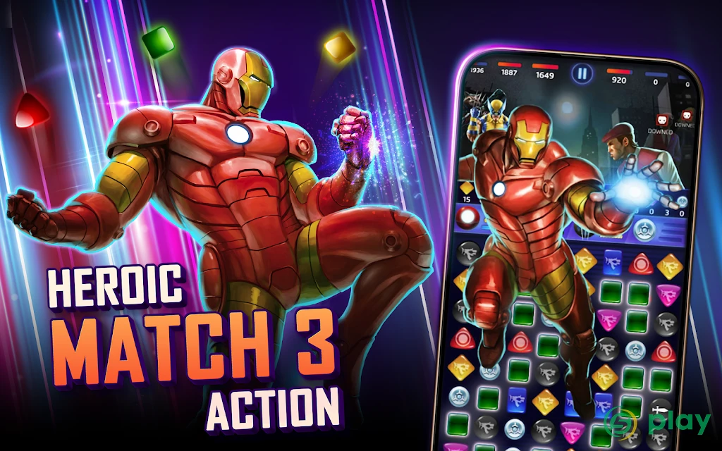 Marvel Puzzle Quest — скриншот 9