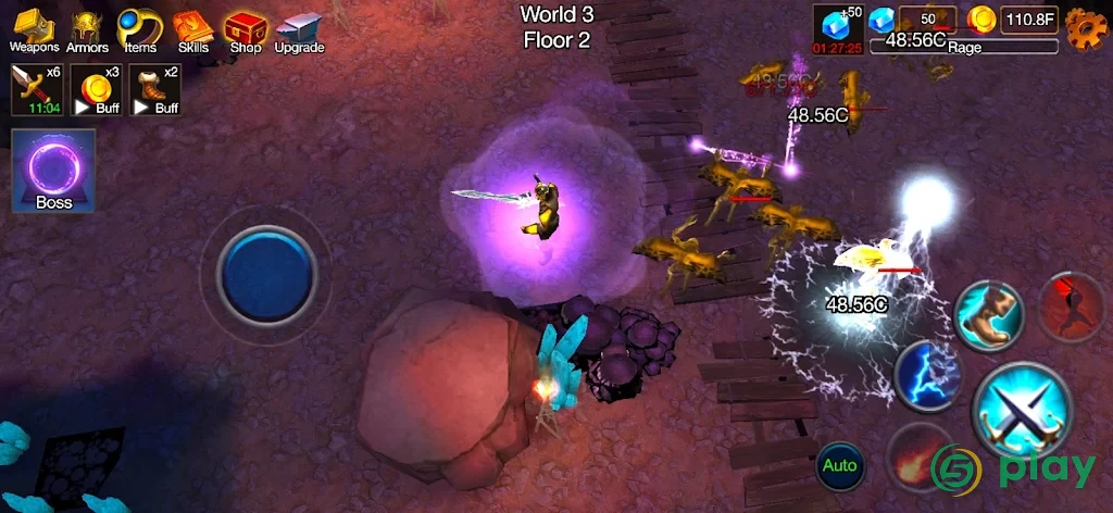 Dungeon Clash - Idle AFK RPG | 3D Offline Crawler — скриншот 1