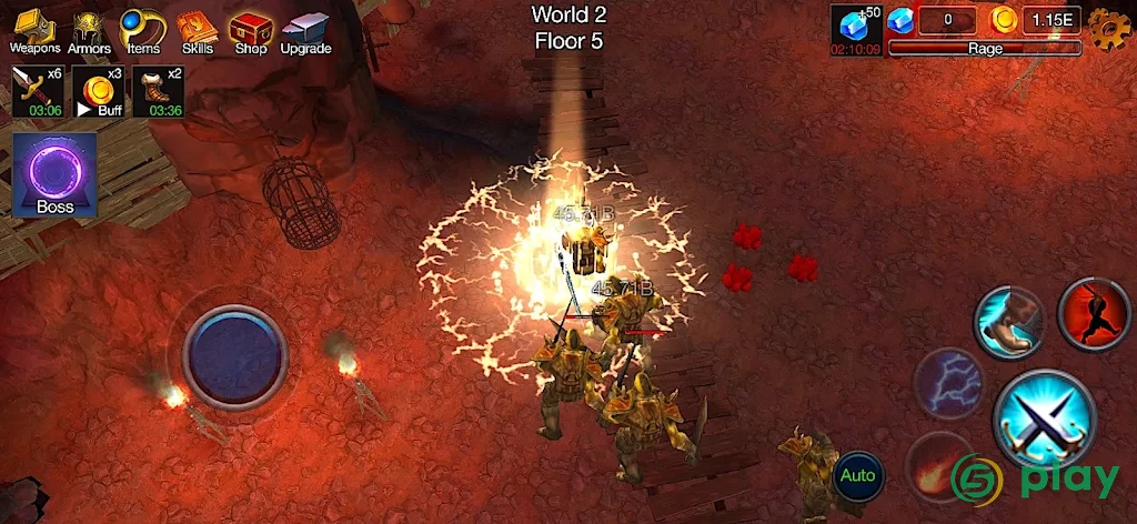 Dungeon Clash - Idle AFK RPG | 3D Offline Crawler — скриншот 2