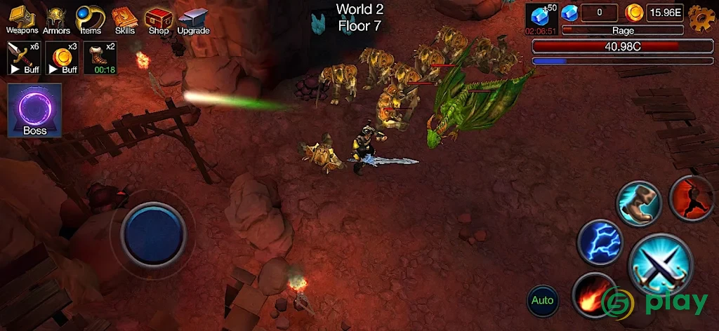 Dungeon Clash - Idle AFK RPG | 3D Offline Crawler — скриншот 4