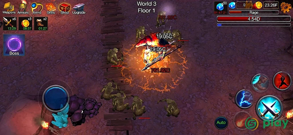 Dungeon Clash - Idle AFK RPG | 3D Offline Crawler — скриншот 5