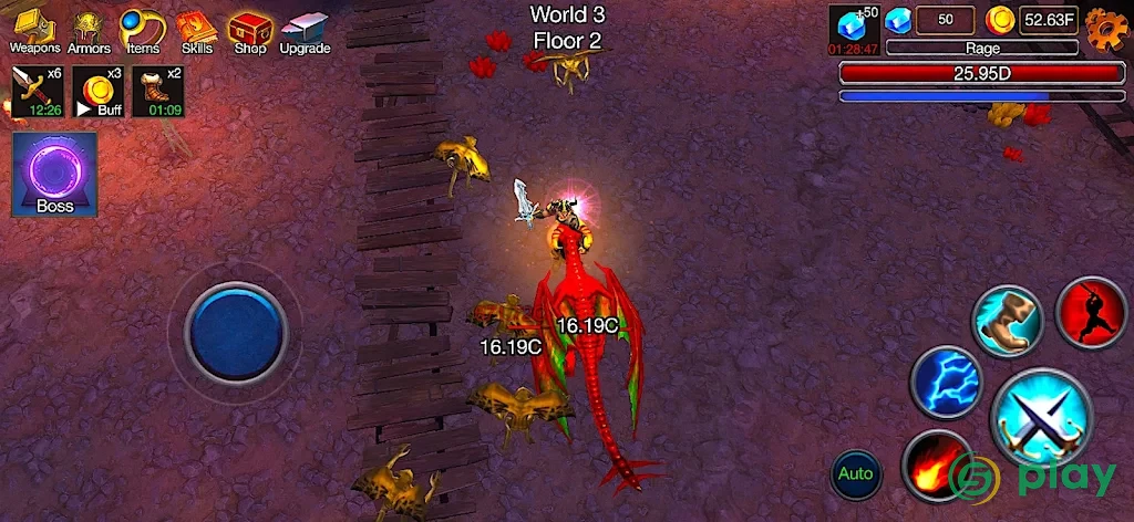 Dungeon Clash - Idle AFK RPG | 3D Offline Crawler — скриншот 6