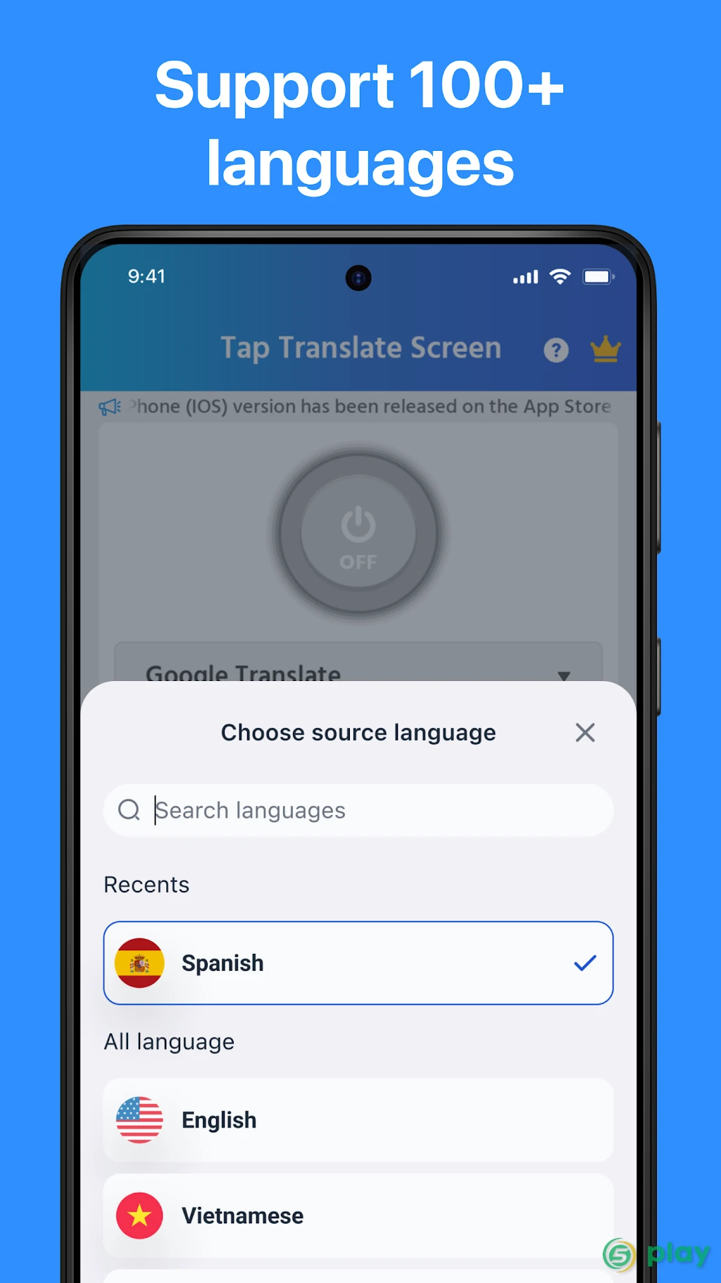 Tap To Translate Screen — скриншот 8