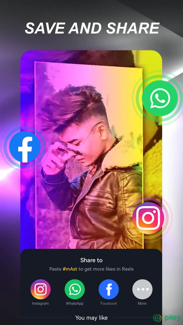 mAst - Video Status Maker App — скриншот 8