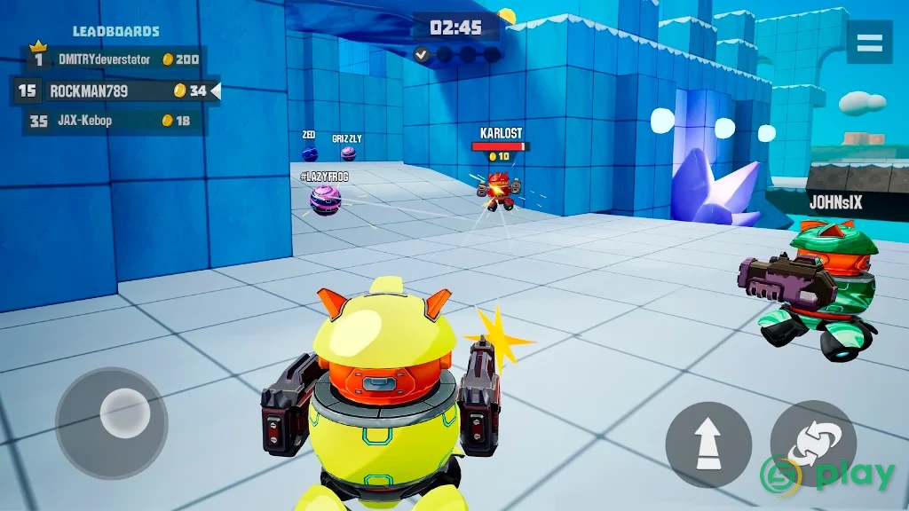Marble Clash: 3D Бои Роботов — скриншот 1