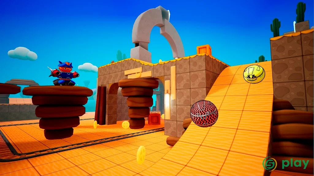 Marble Clash: 3D Бои Роботов — скриншот 2