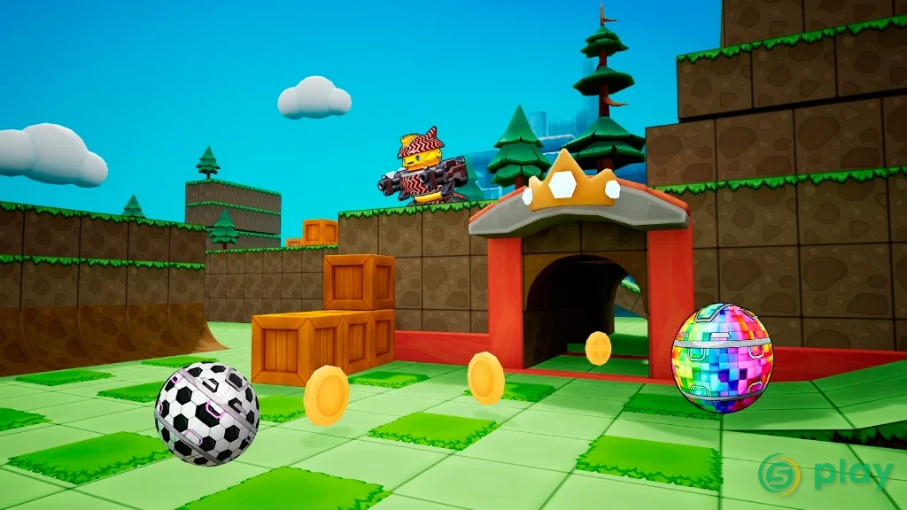Marble Clash: 3D Бои Роботов — скриншот 3