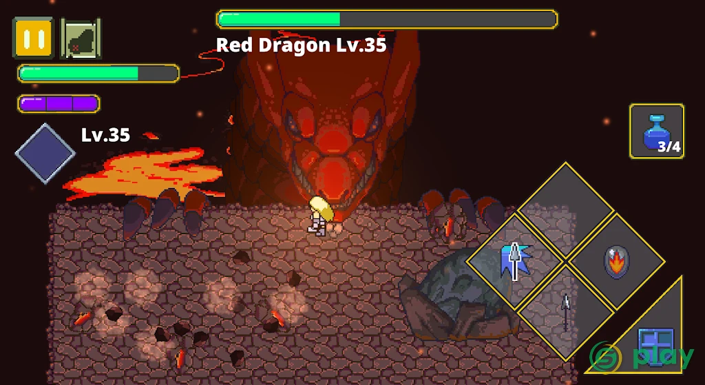 Dungeon Quest Action RPG - Labyrinth Legend — скриншот 1