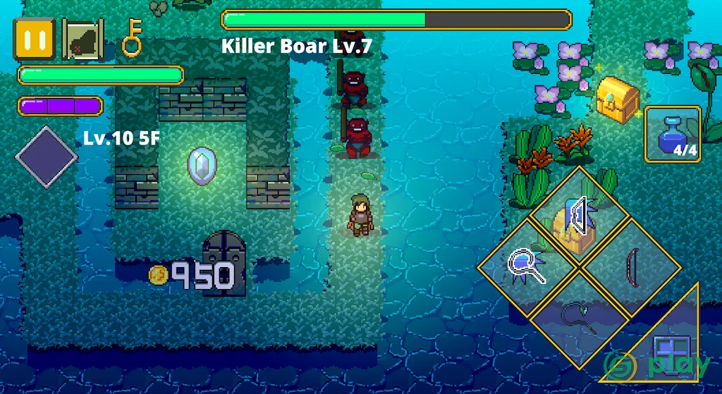 Dungeon Quest Action RPG - Labyrinth Legend — скриншот 2