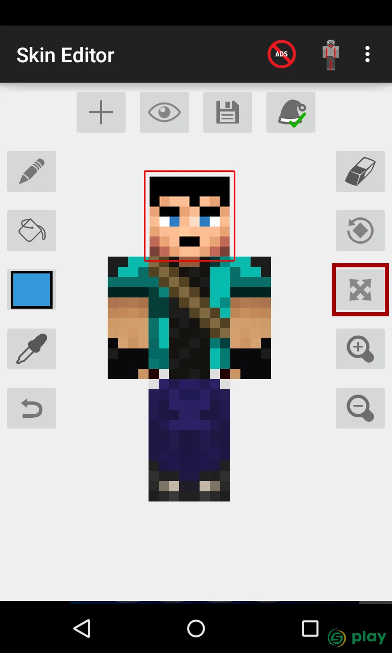 Skin Editor 3D for Minecraft — скриншот 1