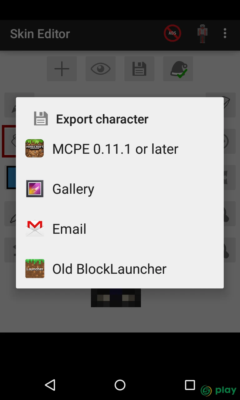 Skin Editor 3D for Minecraft — скриншот 6