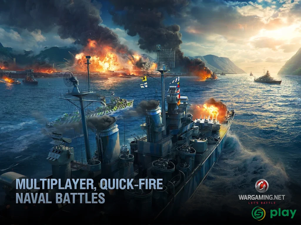 World of Warships Blitz: военно-морской MMO шутер — скриншот 10