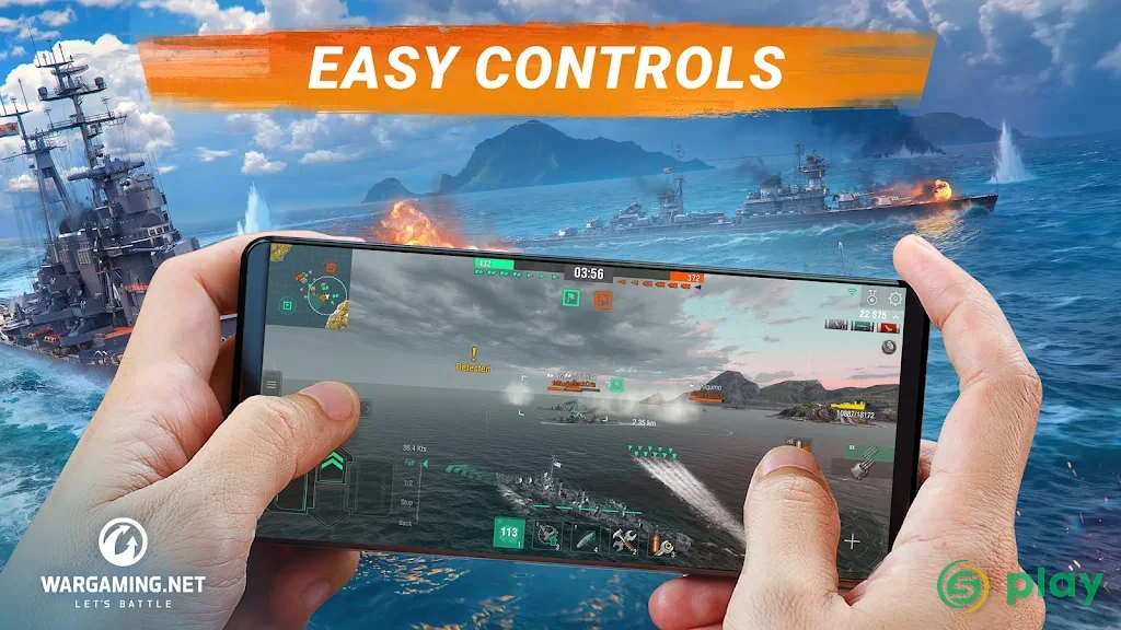 World of Warships Blitz: военно-морской MMO шутер — скриншот 1