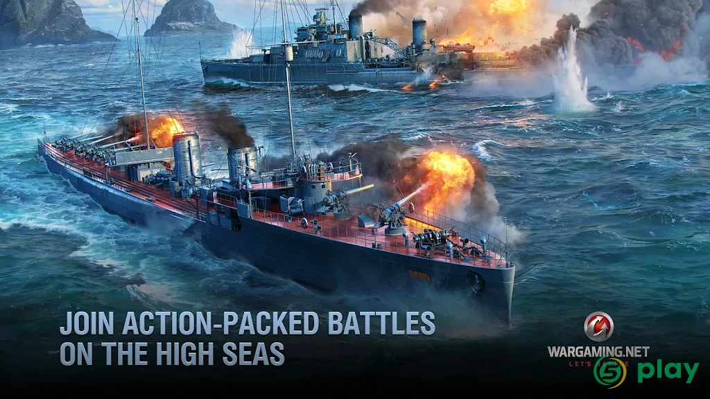 World of Warships Blitz: военно-морской MMO шутер — скриншот 2